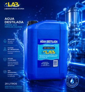 agua destilada premium acorsa | pureza y protección total